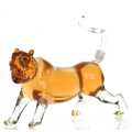 Tiger - shaped  Lead Free Crystal Liquor Decanter with